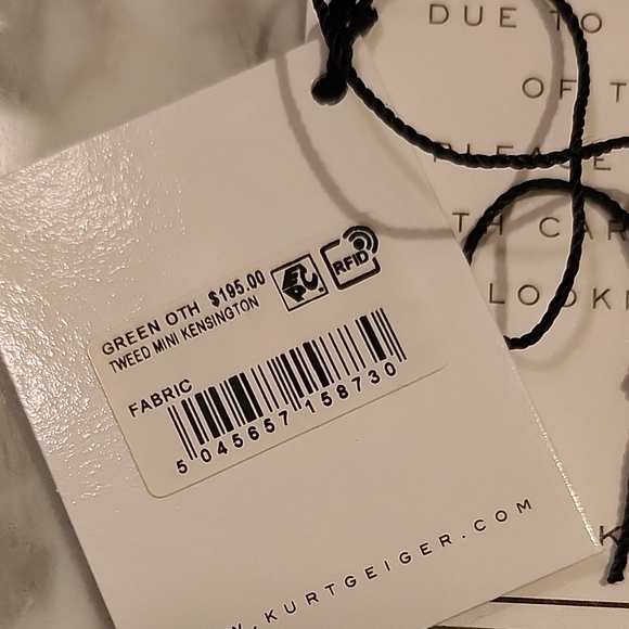 NWT Kurt Geiger London Elegant Blue/Teal Beaded Handbag - Picture 12 of 15